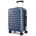 LIGHT FLIGHT Carry On Luggage 22x14x9 Airline Approved, Carry On Suitcases with Wheels, Expandable Hardside Lightweight Rolling Travel Luggage with TSA Lock 20 Inch Carryon, Royal Blue