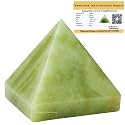 Light Green Aventurine Pyramid - 1.5" Inch Crystal Pyramid for Positive Energy, Vastu, Reiki, Feng Shui and Chakra Healing Energy Balancing