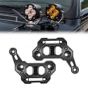 Light Mounting Bracket Hood Cowl Mount Brackets for Jeep Wrangler JL JLU 4xe Gladiator JT Accessories，2PCS Black Aluminum Alloy Mounts for Ditch Cowl Fog Light A-Pillar LED Light Pod Brackets