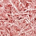 Light Pink Crinkle Cut Paper Shred Filler, 1 LB Basket Filler Shredded Paper, Confetti Stuffing for Basket Filling, Halloween, Valentine's Day, Birthdays, Gift Wrapping, Stuffer Party Supplies