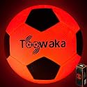 Light up Soccer Ball,Glow in The Dark Soccerball with LED Lights Pre-Installed-Batteries Included
