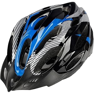 light weight bicyclebike helmet with flexible padding for kids and adults adjustable size for road amp mountain cyclingskating helmet blue