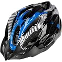Light Weight Bicycle/Bike Helmet with Flexible Padding for Kids and Adults, Adjustable Size, for Road & Mountain Cycling/Skating Helmet (Blue)