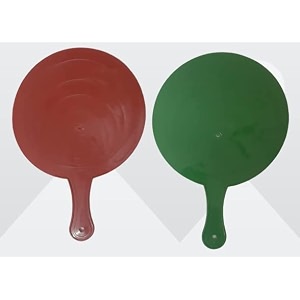 light weight hand held summer cooling fan attractive colors home decoration summer hand held plastic hand-fan multicolor - pack of 2