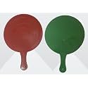 light weight hand held summer cooling fan Attractive Colors Home Decoration Summer Hand Held Plastic Hand-Fan (multicolor) - (pack of 2)