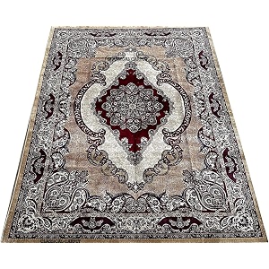 light - weighted economical silk touch carpet approx 5 x 7 feet 150x210 cm