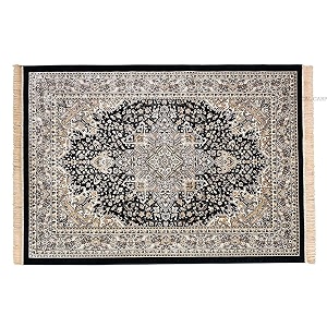 light - weighted economical silk touch carpet approx 5 x 7 feet 150x210 cm