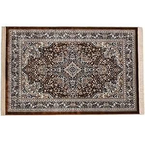 light - weighted economical silk touch carpet approx 5 x 7 feet 150x210 cm