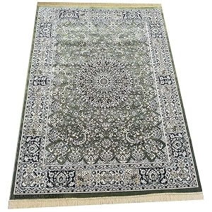 light - weighted economical silk touch carpet approx 5 x 7 feet 150x210 cm