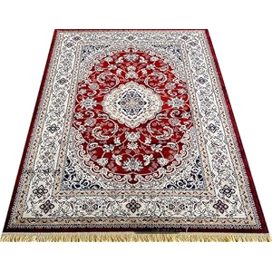 light - weighted economical silk touch carpet approx 5 x 7 feet 150x210 cm