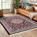 Light - Weighted Economical Silk Touch Carpet, Approx 7 x 9 Feet (210x270 cm)