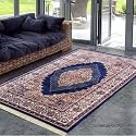 Light - Weighted Economical Silk Touch Carpet, Approx 7 x 9 Feet (210x270 cm)