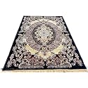 Light - Weighted Economical Silk Touch Carpet, Approx 5 X 7 Feet (150x210 cm)