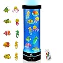 Lightahead LED Fantasy Fish Lamp with Color Changing Light Effects. A Sensory Synthetic Fish Tank Aquarium Mood Lamp. Large (15 Inches Tall)