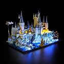 LIGHTAILING Light Set for Lego 76419 Hogwarts Castle with Castle Terrain - LED Lighting Set Compatible with Lego Building Blocks Model - Model Set Not Included