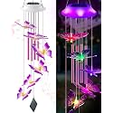 Lightalent Solar Butterfly Wind Chimes, Gifts for Mom Women