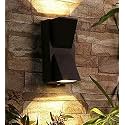 LIGHTAVERSE Wall Lights - 6W IP65 Waterproof Wall Lamp K Shape Fancy Wall Light for Wall Up &amp; Down Wall Lamps - Outdoor Wall Lights for Elevation,Garden &amp; Patio Lights - (Warm White)