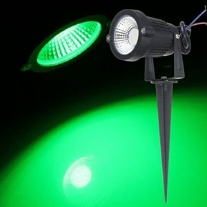 lightaverse wall lights led outdoor landscape lighting waterproof spotlights led 5w led cob landscape spot lights with ground spike stand for garden trees flags pathway green