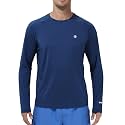 Lightbare Men’s UPF 50+ UV Sun Protection Lightweight Long Sleeve T-Shirt Quick Dry for Outdoor Hiking Running