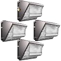 Lightdot 4 Pack 200W Wall Pack LED Exterior Light with Smart Photocell