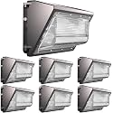 Lightdot 6Pack 200W LED Wall Pack Lights, 100-277v Dusk to Dawn with Photocell | 30000Lm(150Lm/W) 5000K IP65 Outdoor Exterior Lighting Fixture, Energy Saving|5-Yrs Warranty, ETL(Height:15~30ft)