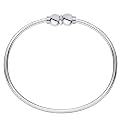 Lighthouse Creations The Traditional Sterling Silver Double Ball Threaded Bracelet from Cape Cod
