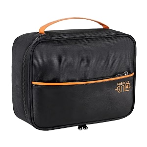lightniing hammerz electronics accessories organizer bag universal travel gadget wires organizer bag for cables plug and more fits for pad phone charger hard disk black