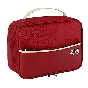 lightniing hammerz electronics accessories organizer bag universal travel gadget wires organizer bag for cables plug and more fits for pad phone charger hard disk maroon