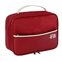 LIGHTNIING HAMMERZ Electronics Accessories Organizer Bag, Universal Travel Gadget Wires Organizer Bag for Cables, Plug and More, Fits for Pad Phone Charger Hard Disk (Maroon)