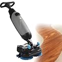 Lightweight 17" Commercial Floor Scrubber Machine - Electric Floor Cleaner with Rotary Double Brushes & 360° Rotating Head for Efficient Cleaning - Ideal for Businesses
