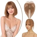 Lightweight Breathable 100% Human Hair Topper 11Inch 06 Light Brown