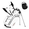 Lightweight Golf Stand Bag, 14 Way Golf Bags with Full Length Dividers for Men Women, Encrypted 900D Weather-Proof Club Carry Bag with Ergonomic Dual Strap, Cooler Pockets, 9 Pockets