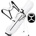 Lightweight Golf Stand Bag, 4-Way Full-Length Dividers, Holds Up to 10 Clubs, 3.7 lbs Golf Bag with Dual Straps & Stand for Driving Range, Par 3, and Standard Courses