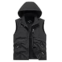 Lightweight Outdoor Vest Jacket for Men, Windbreaker for Golf, Safari, Travel, Fishing, Hiking