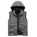 Lightweight Outdoor Vest Jacket for Men, Windbreaker for Golf, Safari, Travel, Fishing, Hiking