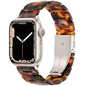 Lightweight Resin Band For Apple Watch Series 11 10 9 8 7 6 5 4 3 2 1 SE 3 2 Ultra 3 2, Fashion Adjustable Replacement Strap for iWatch Bands 38mm 40mm 41mm 42mm 44mm 45mm 46mm 49mm for Women Men