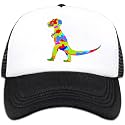 Lightweight Sun Hat for Kid Boys,Mesh Toddler Baseball Cap for Kid Girls,Black Toddler Boys Snapback Hats for Ages 4-8