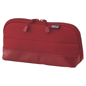 lihit lab polyester pen case pencil case water amp stain repellent 834 x 43939 red a7688-3