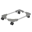 Liitrton Mobile CPU Stand Adjustable PC Stand Fits Most PC Towers, Grey
