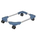 Liitrton Mobile CPU Stand Adjustable PC Stand Fits Most PC Towers, Blue