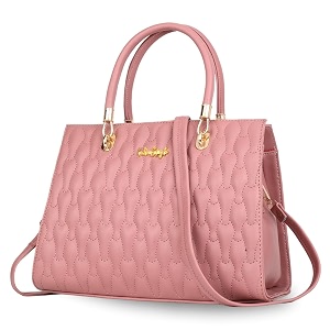 LIKE STYLE Quilted PU Rexine Handbag with