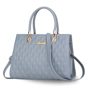 LIKE STYLE Quilted PU Rexine Handbag with