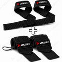 LIKEPRO Premium Lifting Straps with Wrist Wrap