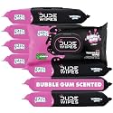 LiL' DUDE Wipes Flushable Potty Training Water Wipes, Bubble Bum, 336 Count