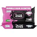 LiL' DUDE Wipes Flushable Potty Training Water Wipes, Bubble Bum, 84 Count
