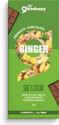 LiL Goodness Premium Prebiotic Ginger Dark Chocolate - 35 g (Pack of 6) | Chocolate Bar (6 x 1 Units)