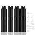 Lil Ray 8ml Portable Perfume Atomizer(4 PCS), Refillable Empty Spray Bottle
