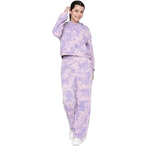 li39l tomatoes girls tracksuit set winter looper sweatshirt with pajama kids casual co-ord set 915 years