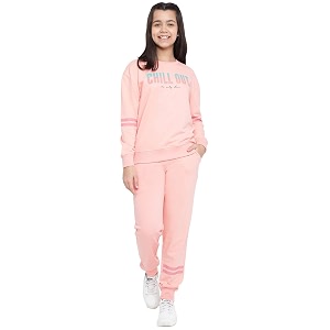 li39l tomatoes girls tracksuit set winter looper sweatshirt with pajama kids casual co-ord set 915 years