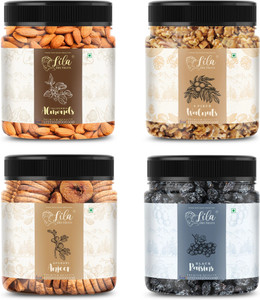 lila dry fruits Anjeer Badam Akhrot Kali